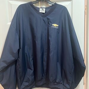 Chevrolet logo embroidered navy pullover Augusta sportswear 2xl excellent con